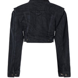 Giacca in denim zebrata 114027 256 ROTATE 