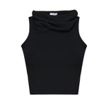 Top Con Cappuccio Nero AA9H10694M035 995 ALAIA 