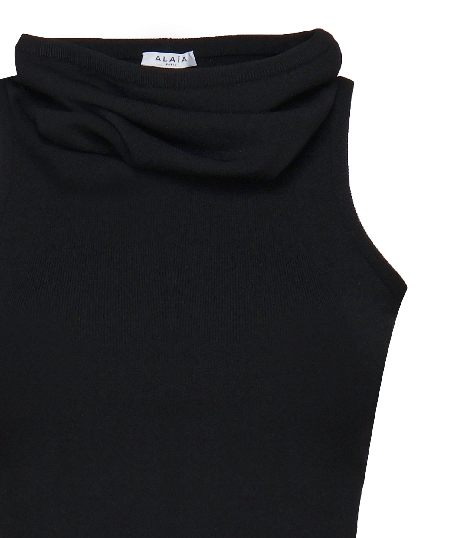 Top Con Cappuccio Nero AA9H10694M035 995 ALAIA 