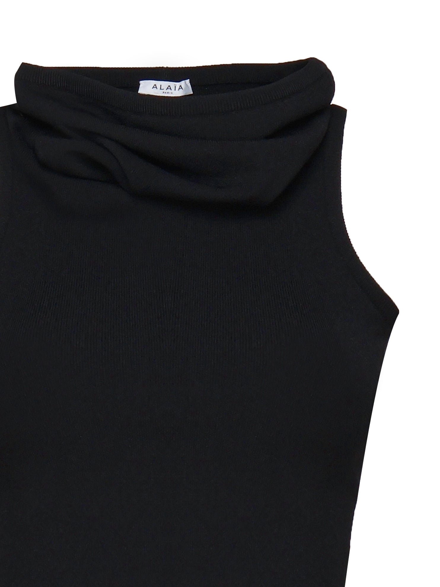 Top Con Cappuccio Nero AA9H10694M035 995 ALAIA 