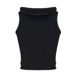 Top Con Cappuccio Nero AA9H10694M035 995 ALAIA 