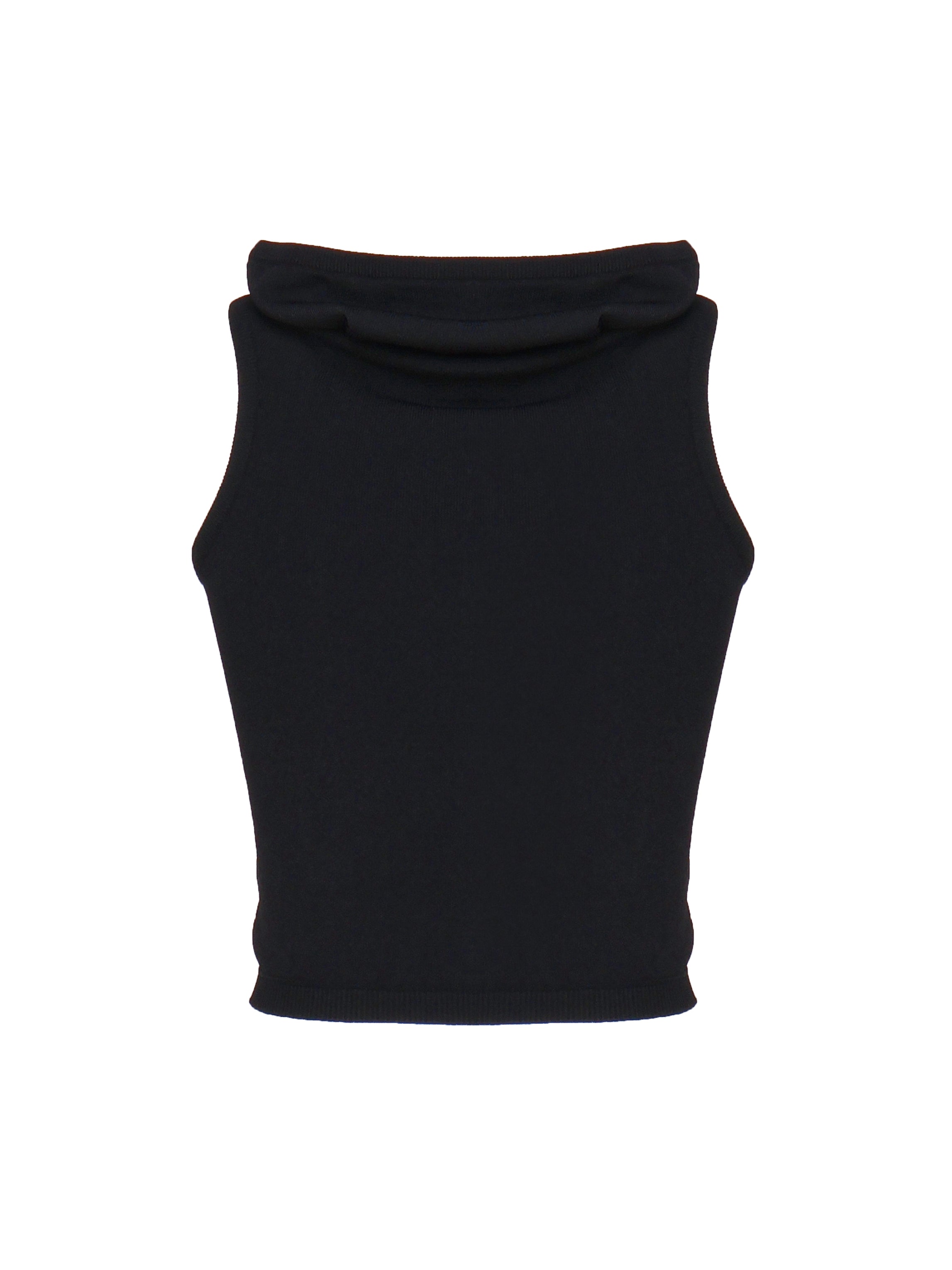 Top Con Cappuccio Nero AA9H10694M035 995 ALAIA 