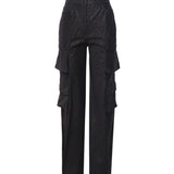 Pantaloni Batik AUW4CARGOP BLACK ALBERTO AUDENINO 
