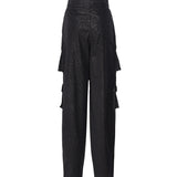 Pantaloni Batik AUW4CARGOP BLACK ALBERTO AUDENINO 