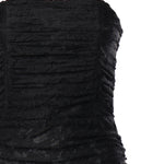 Midi dress in pizzo AUW4LACE BLACK ALBERTO AUDENINO 