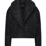 Giacca effetto pelle martellata AUW4PUFF BLACK ALBERTO AUDENINO 