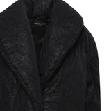 Giacca effetto pelle martellata AUW4PUFF BLACK ALBERTO AUDENINO 