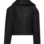 Giacca effetto pelle martellata AUW4PUFF BLACK ALBERTO AUDENINO 