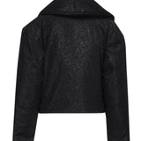 Giacca effetto pelle martellata AUW4PUFF BLACK ALBERTO AUDENINO 