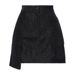 Minigonna Tonia cargo AUWTONIA BLACK ALBERTO AUDENINO 