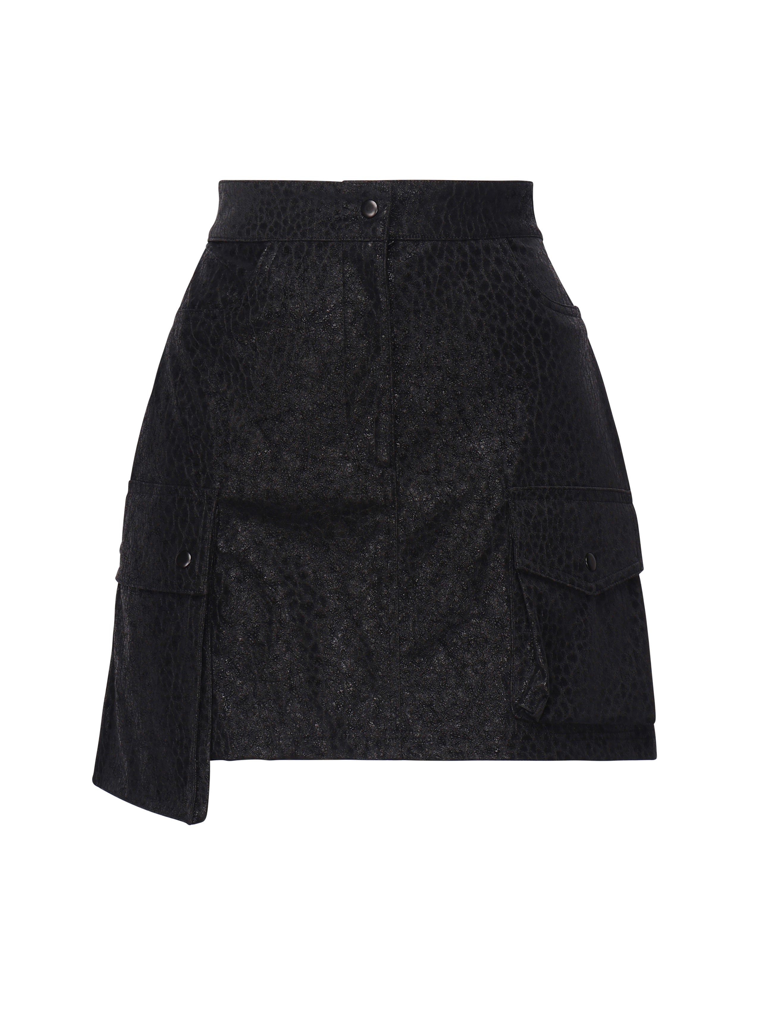 Minigonna Tonia cargo AUWTONIA BLACK ALBERTO AUDENINO 