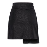 Minigonna Tonia cargo AUWTONIA BLACK ALBERTO AUDENINO 