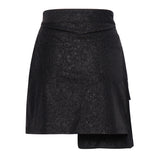 Minigonna Tonia cargo AUWTONIA BLACK ALBERTO AUDENINO 