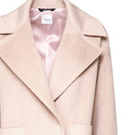 Cappotto in panno di lana 25AL112 ROSA ALISHEVA 