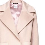 Cappotto in panno di lana 25AL112 ROSA ALISHEVA 