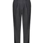 Pantaloni in lana vergine DOMINIQUE WMLGRIGIO SCURO MELANGE BE ABLE 