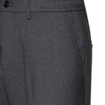 Pantaloni in lana vergine DOMINIQUE WMLGRIGIO SCURO MELANGE BE ABLE 