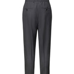 Pantaloni in lana vergine DOMINIQUE WMLGRIGIO SCURO MELANGE BE ABLE 