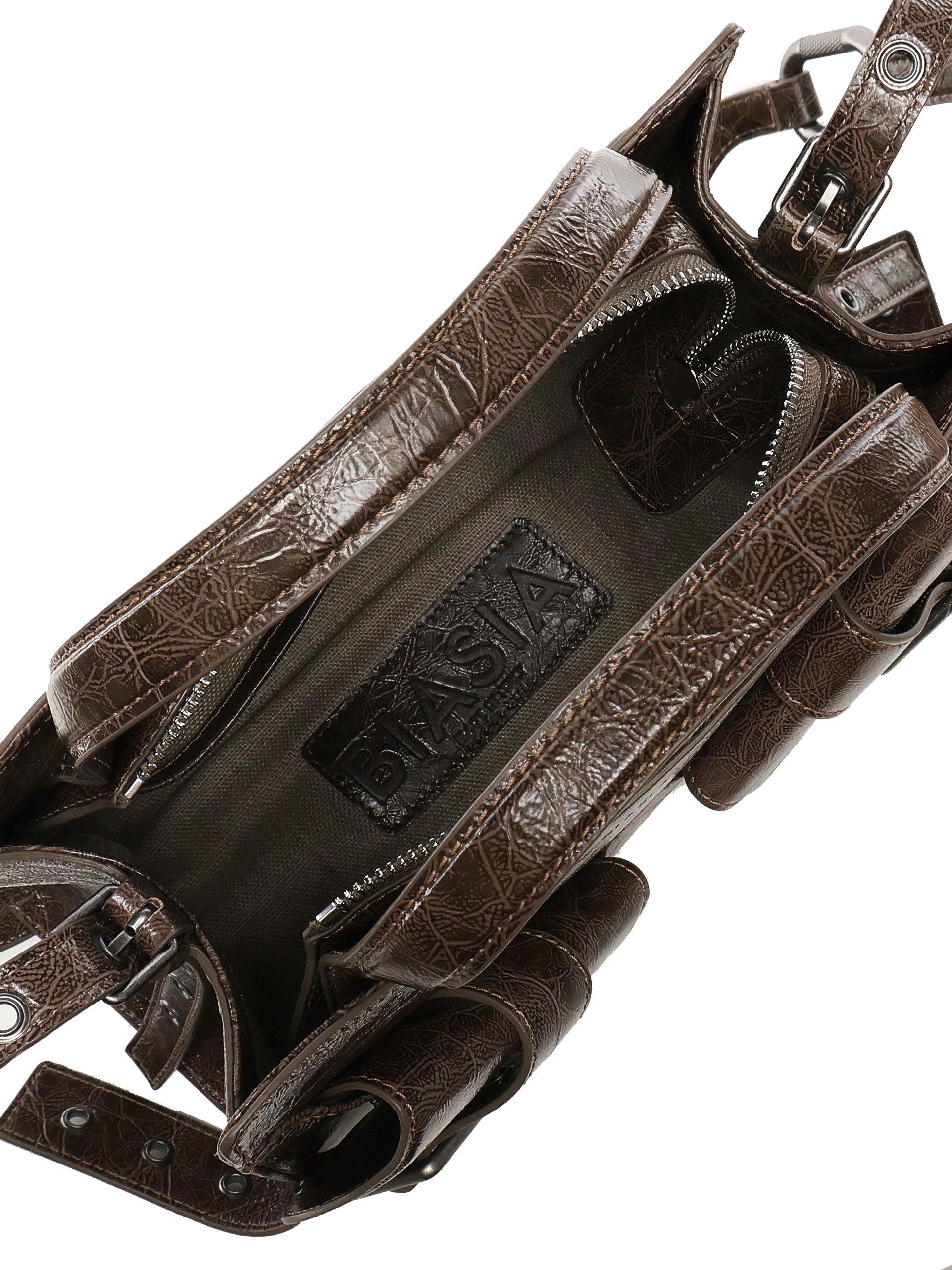 Borsa tracolla crossbody Y2K.003 FBBP70003WSH -GRIGIO/SILV ANT BIASIA 