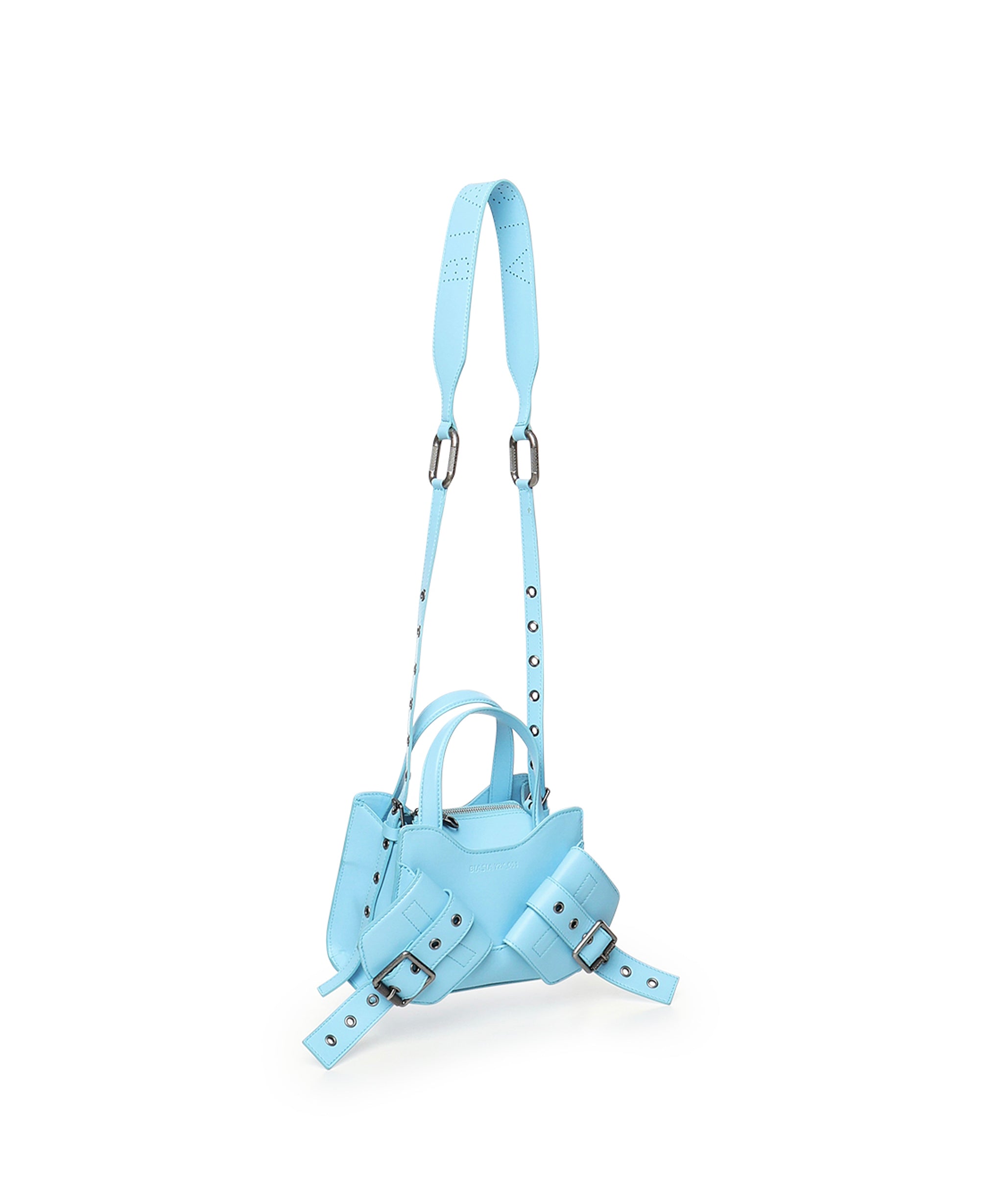 Borsa a spalla Y2K FBBP70004 -AZZURRO/SILV ANT BIASIA 