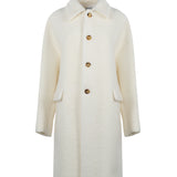 Cappotto bouclé in lana e mohair 709034 V25G09000 BOTTEGA VENETA 
