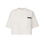 T-shirt crop top in cotone 796160 VKLZ02679 BOTTEGA VENETA 