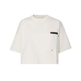 T-shirt crop top in cotone 796160 VKLZ02679 BOTTEGA VENETA 