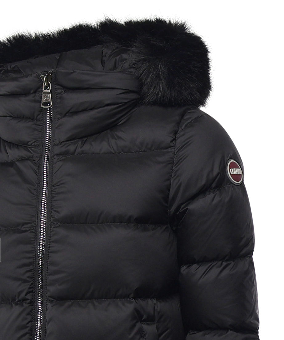 Piumino cappuccio staccabile in pelliccia sintetica 2216E 2YO99 COLMAR ORIGINALS 