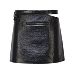 Mini gonna glossy 424CJU198VY0014 9999 COURREGES 
