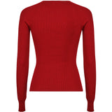 Top in maglia coste con cut-out 424MT0364FI0001 4031 COURREGES 