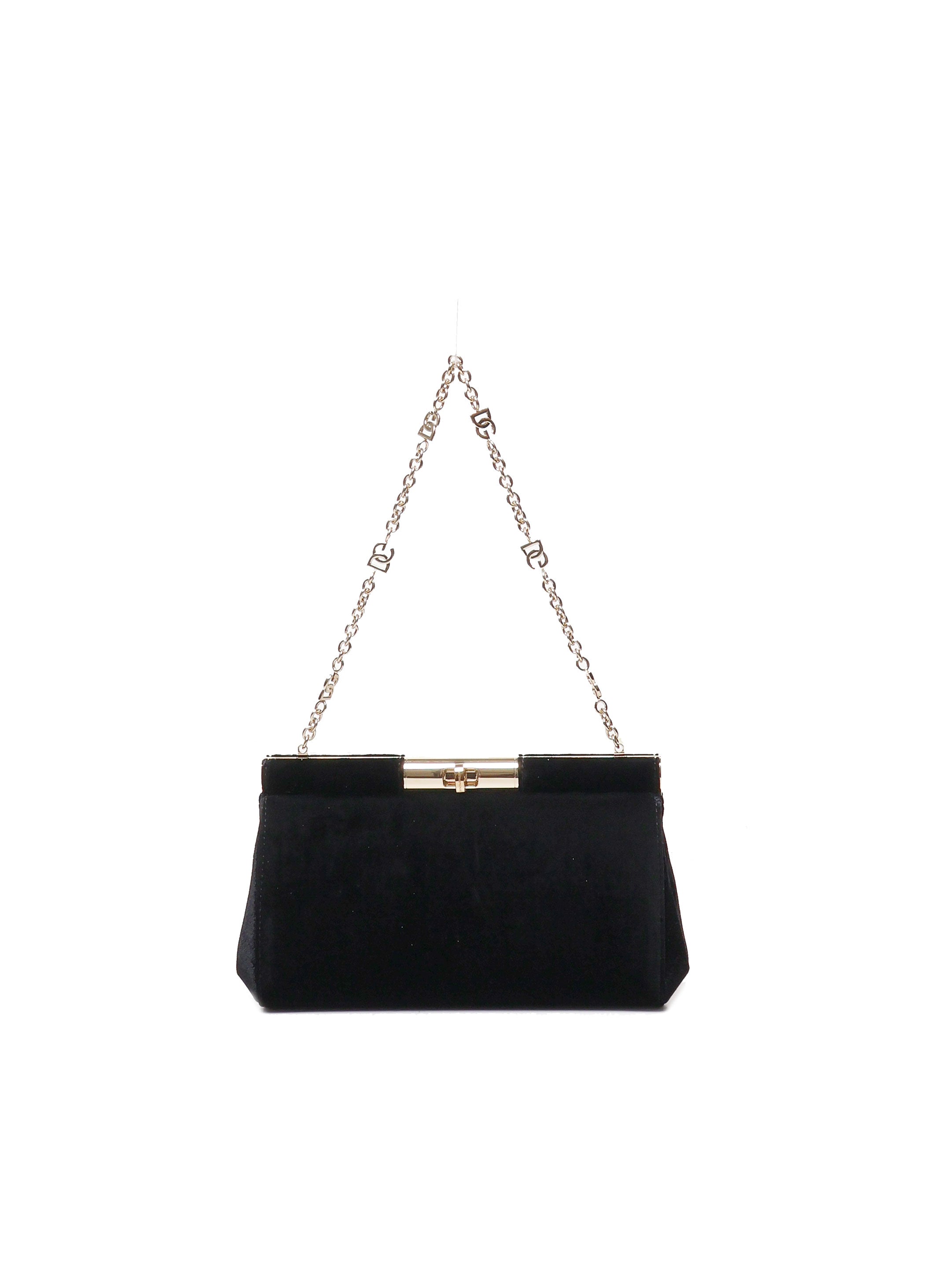 Borsa a spalla Marlene media in velluto BB7620 A419580999 DOLCE & GABBANA 