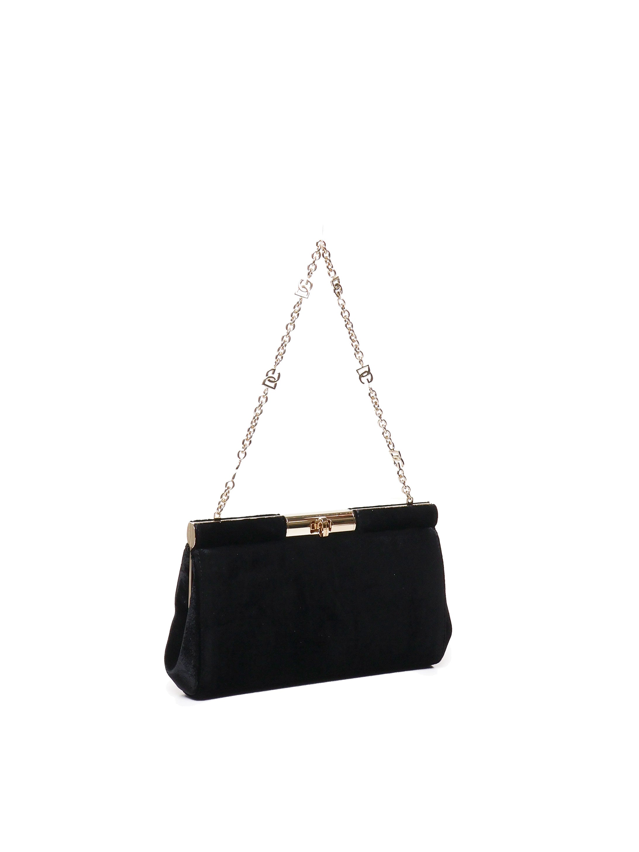 Borsa a spalla Marlene media in velluto BB7620 A419580999 DOLCE & GABBANA 