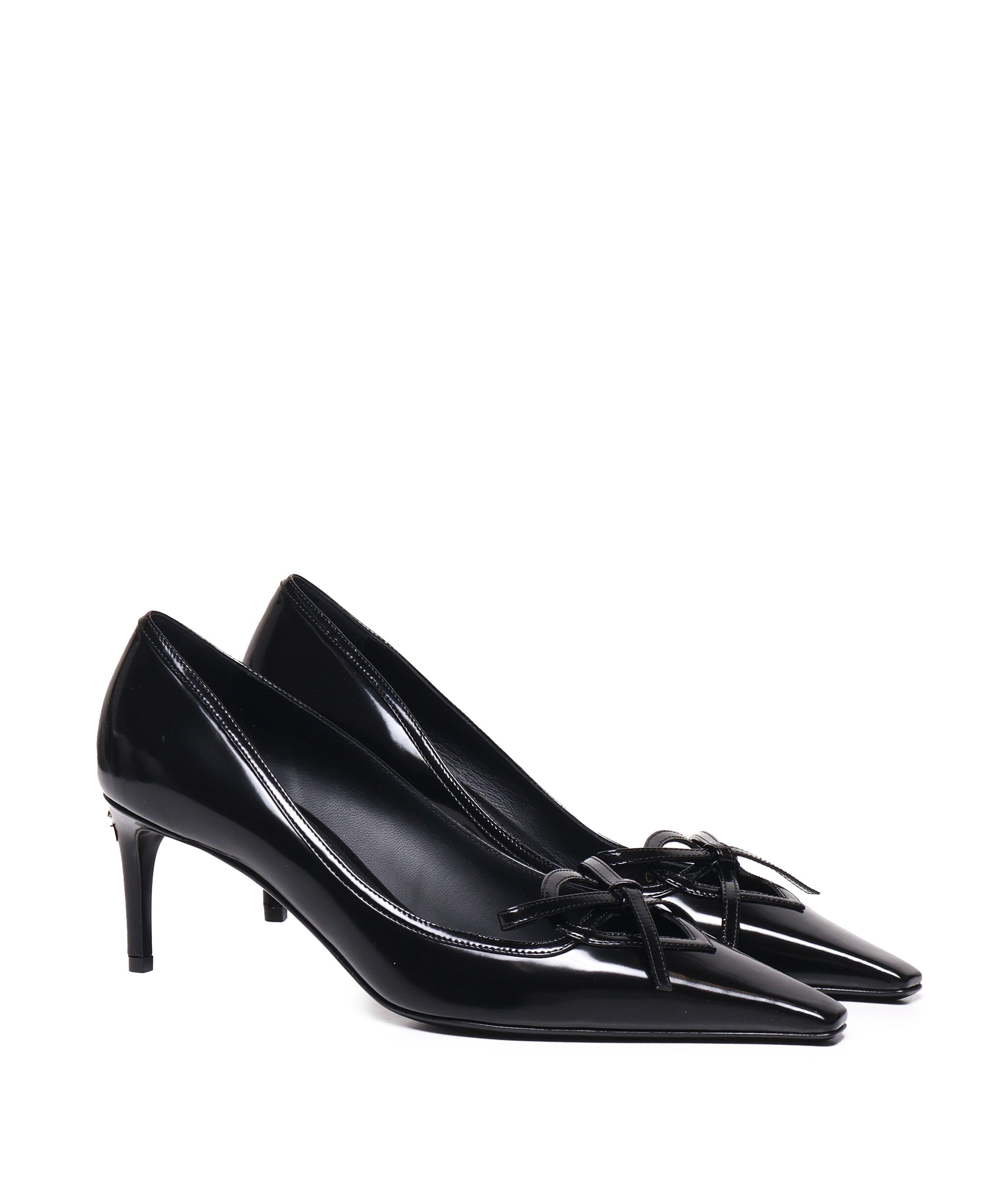 Décolleté in pelle di vitello lucida CD1855 A103780999 DOLCE & GABBANA 