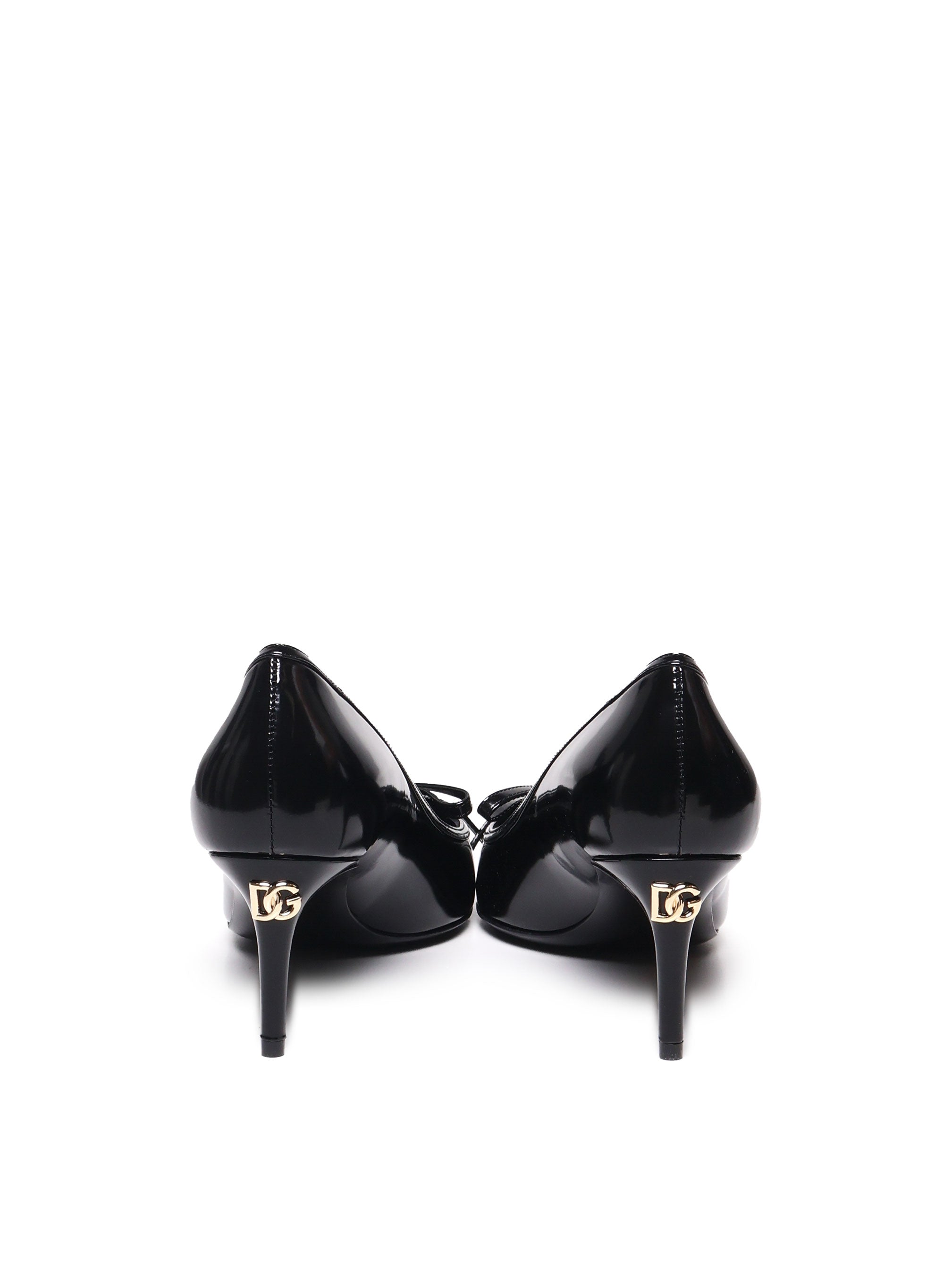 Décolleté in pelle di vitello lucida CD1855 A103780999 DOLCE & GABBANA 