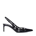 Slingback in pelle di vitello lucida CG0778 A103780999 DOLCE & GABBANA 