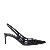Slingback in pelle di vitello lucida CG0778 A103780999 DOLCE & GABBANA 
