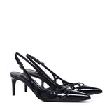 Slingback in pelle di vitello lucida CG0778 A103780999 DOLCE & GABBANA 