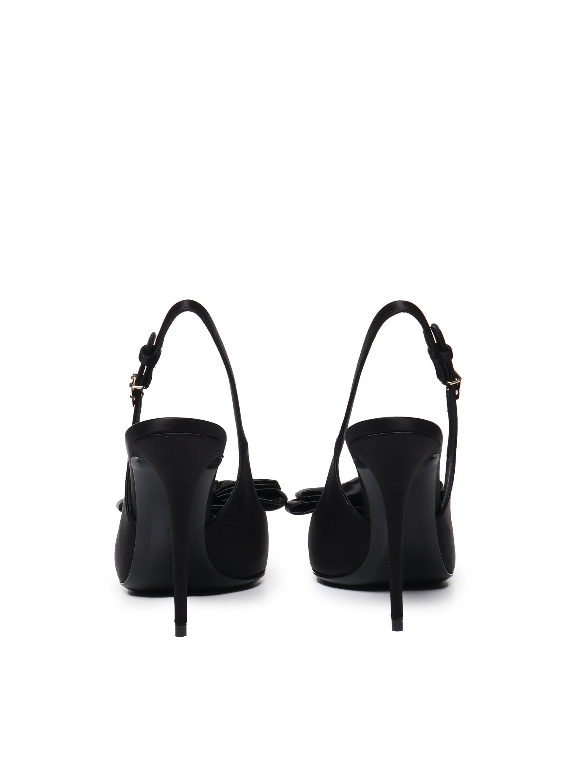 Slingback Mun in raso CG0844 A3I648B956 DOLCE & GABBANA 
