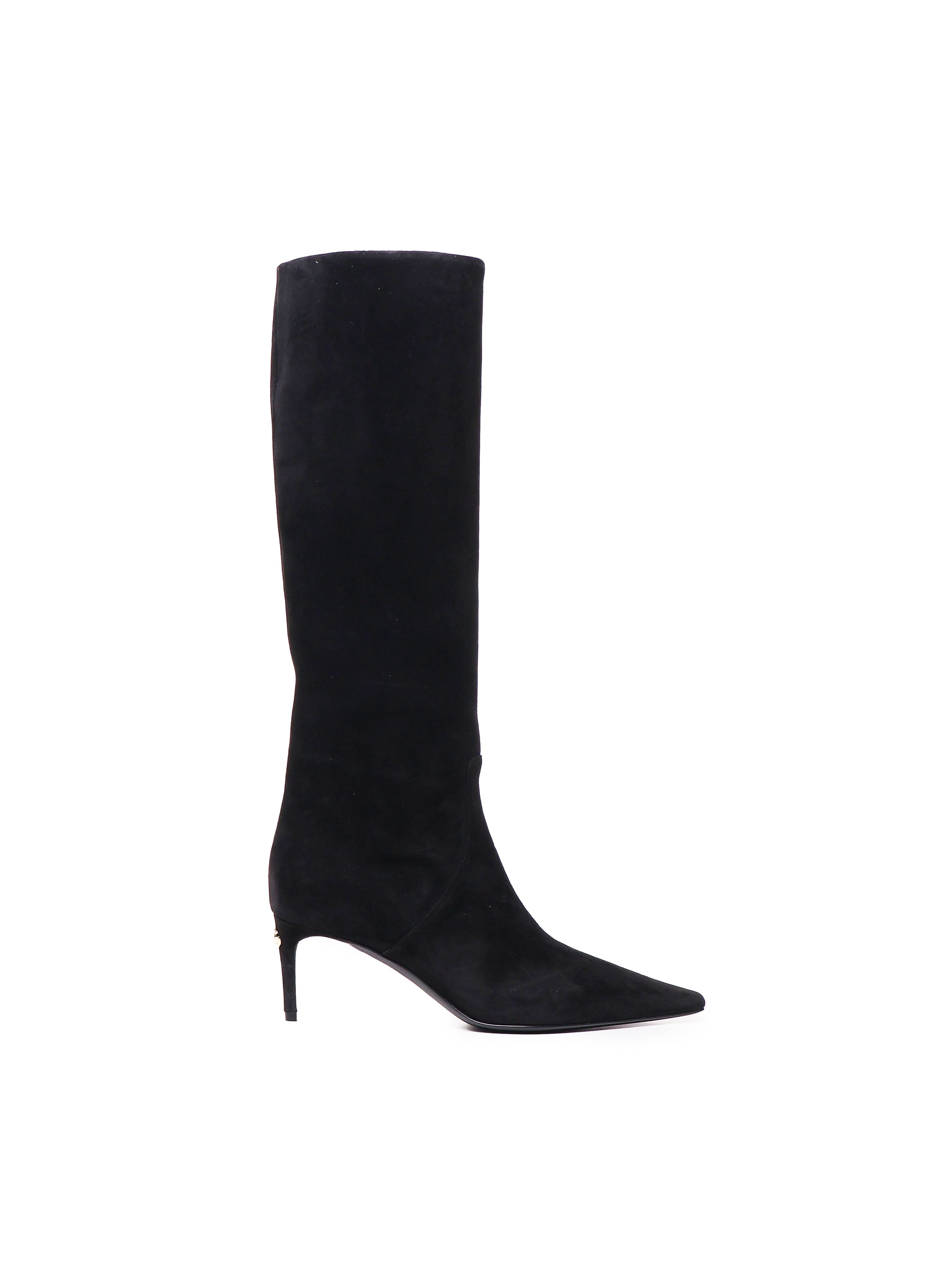 Stivali in suede CU1139 A680780999 DOLCE & GABBANA 