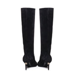 Stivali in suede CU1139 A680780999 DOLCE & GABBANA 