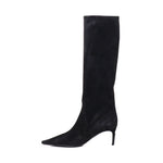 Stivali in suede CU1139 A680780999 DOLCE & GABBANA 