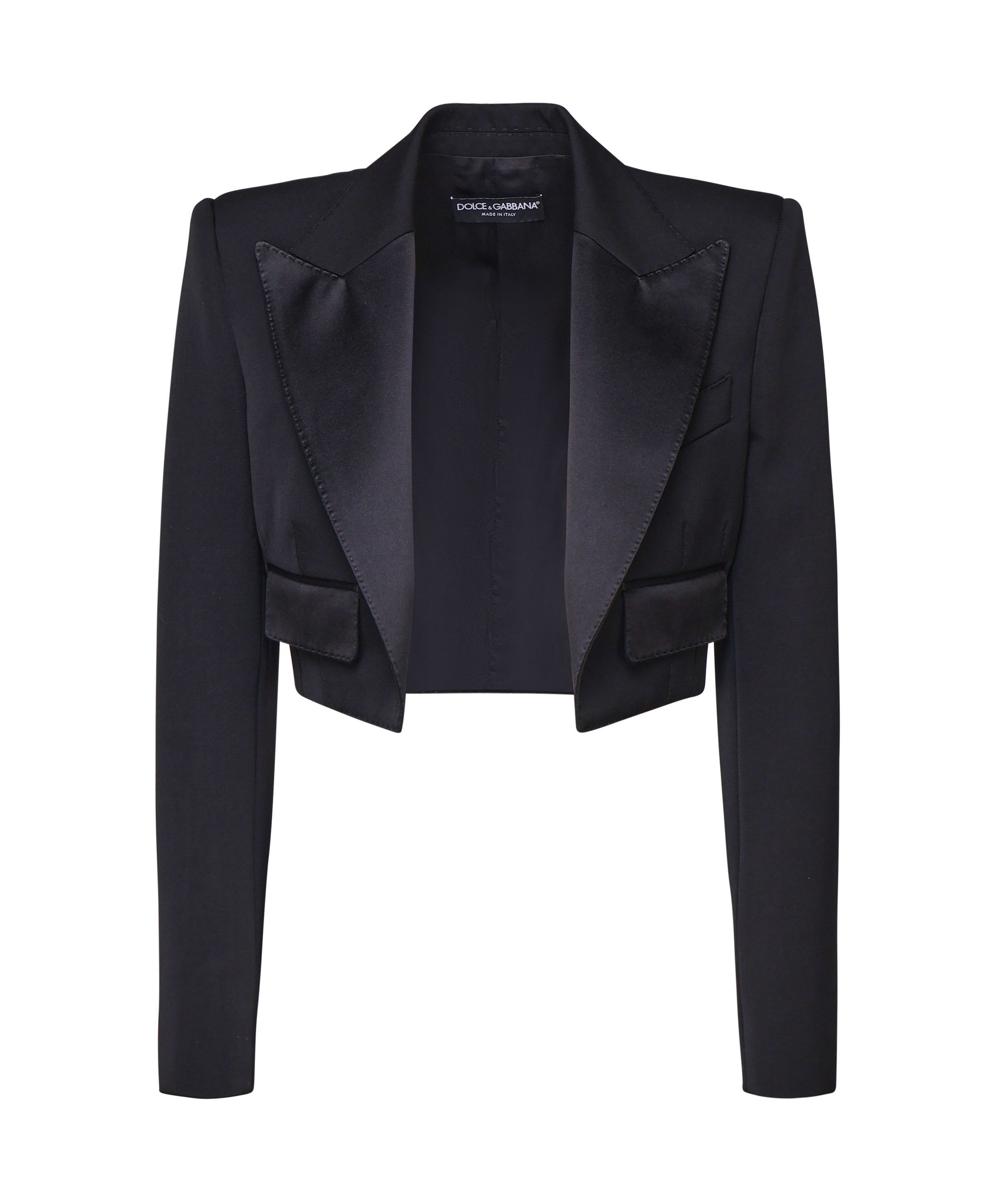 Spencer tuxedo in gabardina di lana F296YT FU21EN0000 DOLCE & GABBANA 