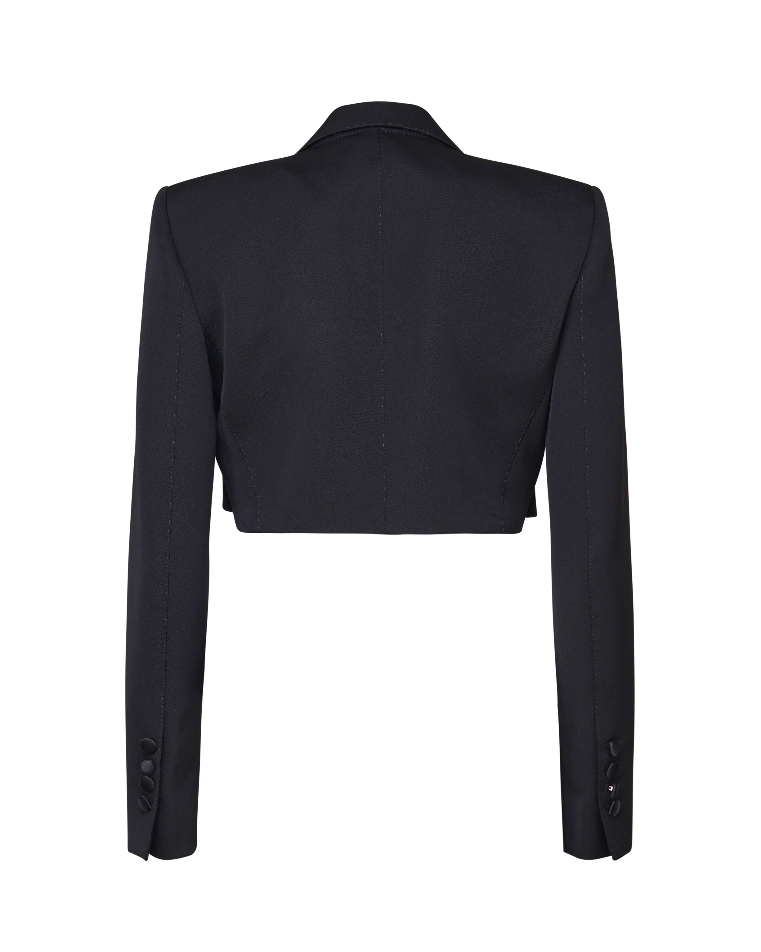 Spencer tuxedo in gabardina di lana F296YT FU21EN0000 DOLCE & GABBANA 