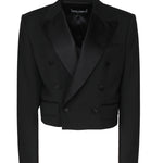 Giacca corta doppiopetto tuxedo F29MCT FUBE7N0000 DOLCE & GABBANA 