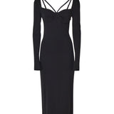 Abito longuette in jersey stretch F6JBHT FUGN7N0000 DOLCE & GABBANA 