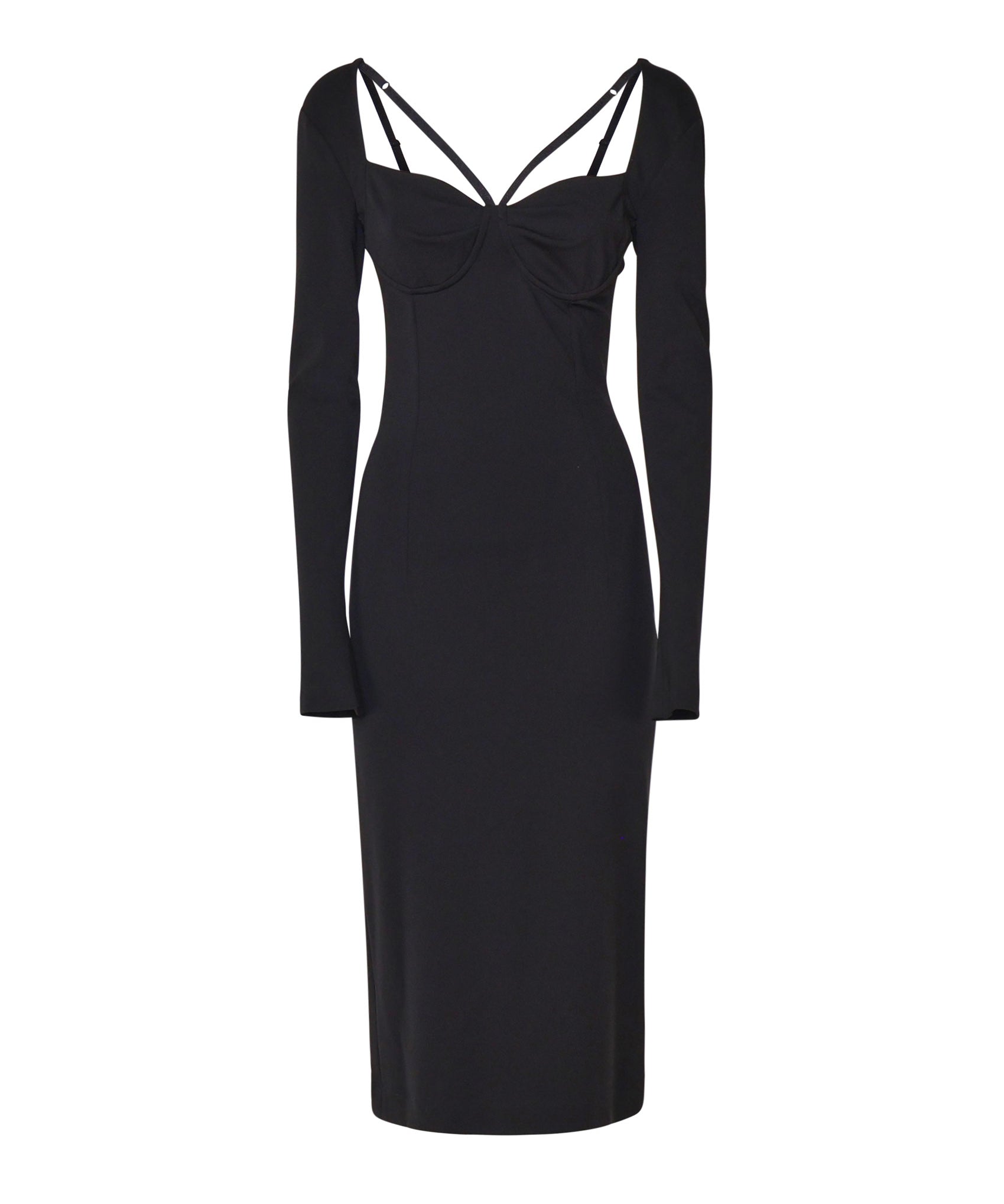 Abito longuette in jersey stretch F6JBHT FUGN7N0000 DOLCE & GABBANA 