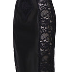 Abito longuette corsetteria in raso e pizzo F6JKZT GDCL9N0000 DOLCE & GABBANA 