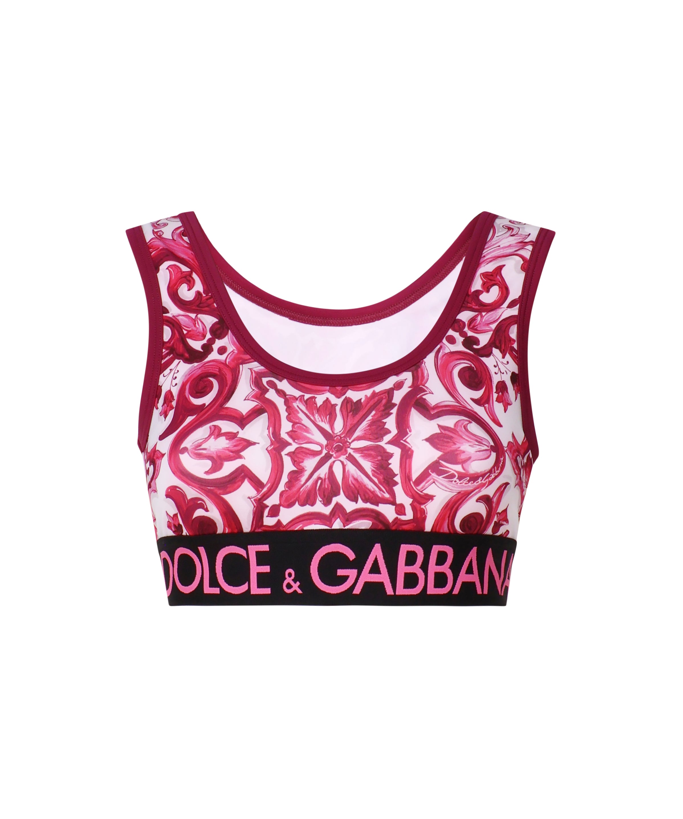 Top sportivo Majolica F777YT FPG7BH83TN DOLCE & GABBANA 