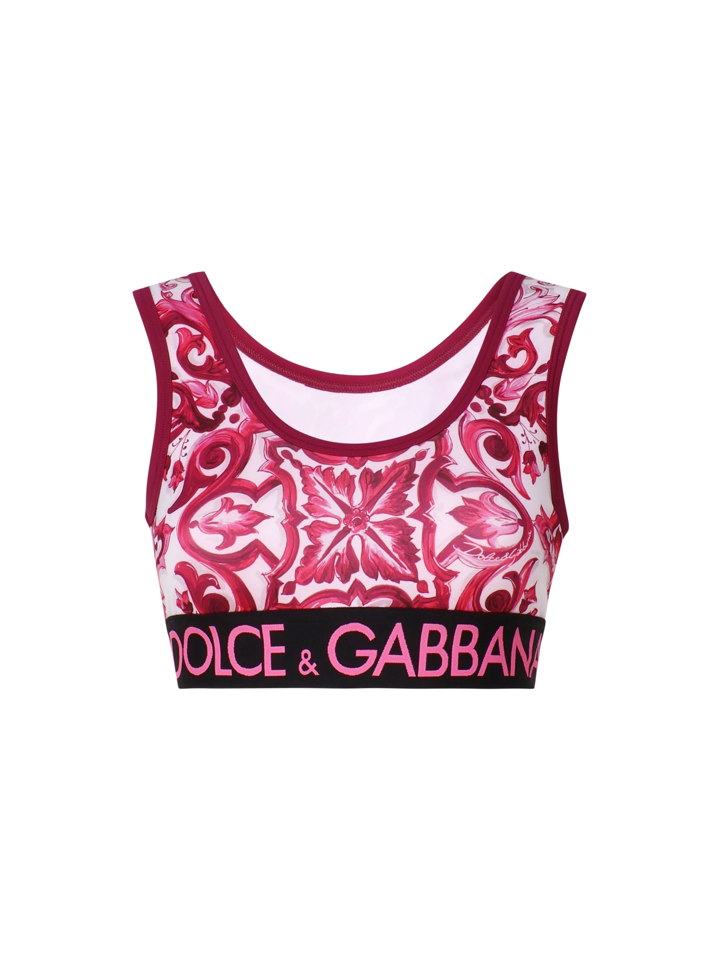 Top sportivo Majolica F777YT FPG7BH83TN DOLCE & GABBANA 