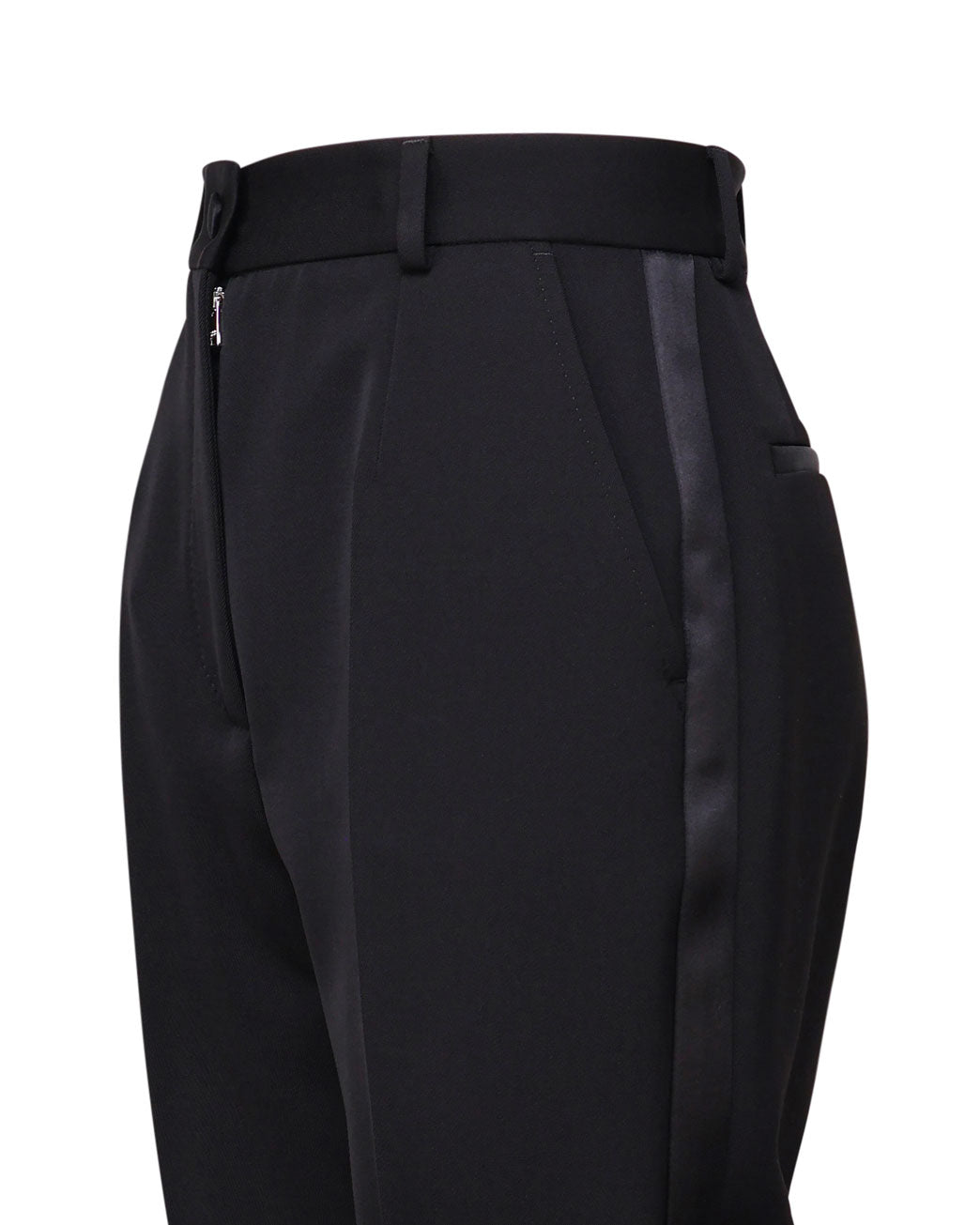 Pantaloni tuxedo in gabardine di lana FTAM0T FU21EN0000 DOLCE & GABBANA 